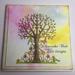 Fustella metallica Tutti Designs Tree of Life