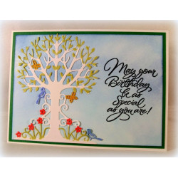 Fustella metallica Tutti Designs Tree of Life