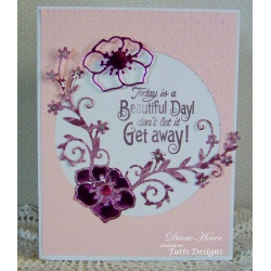 Fustella metallica Tutti Designs Flower Symphony Corner