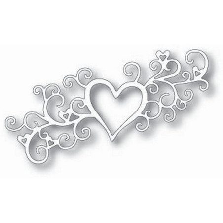 Fustella metallica Tutti Designs Heart Flourish