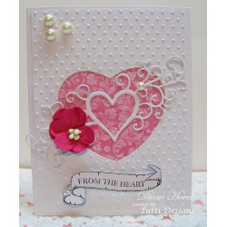 Fustella metallica Tutti Designs Heart Flourish
