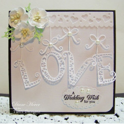 Fustella metallica Tutti Designs Hanging Love
