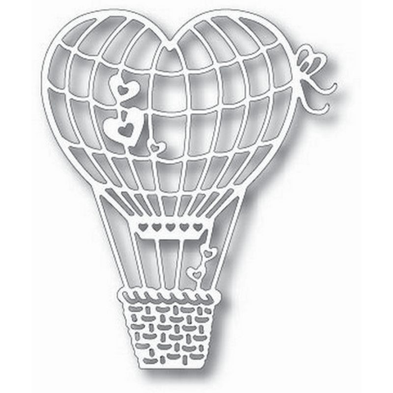 Fustella metallica Tutti Designs Heart Air Balloon
