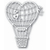 Fustella metallica Tutti Designs Heart Air Balloon