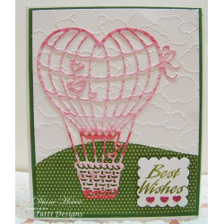 Fustella metallica Tutti Designs Heart Air Balloon
