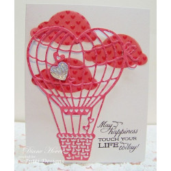Fustella metallica Tutti Designs Heart Air Balloon