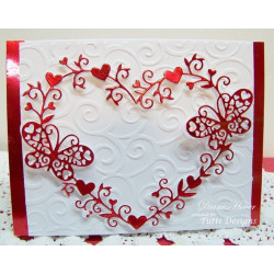 Fustella metallica Tutti Designs Love Butterfly Theme