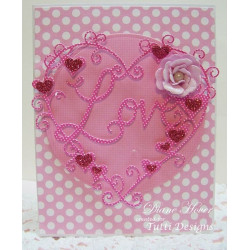 Fustella metallica Tutti Designs Love Heart