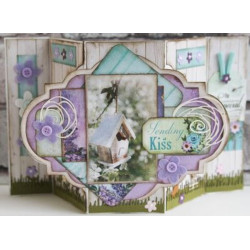 Fustella metallica CUT-IES Spring Border Bird & Flower