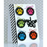 Fustella metallica Dog Paw Print Set
