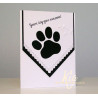 Fustella metallica Dog Paw Print Set