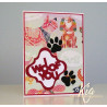 Fustella metallica Dog Paw Print Set