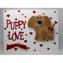 Fustella metallica Puppy Love
