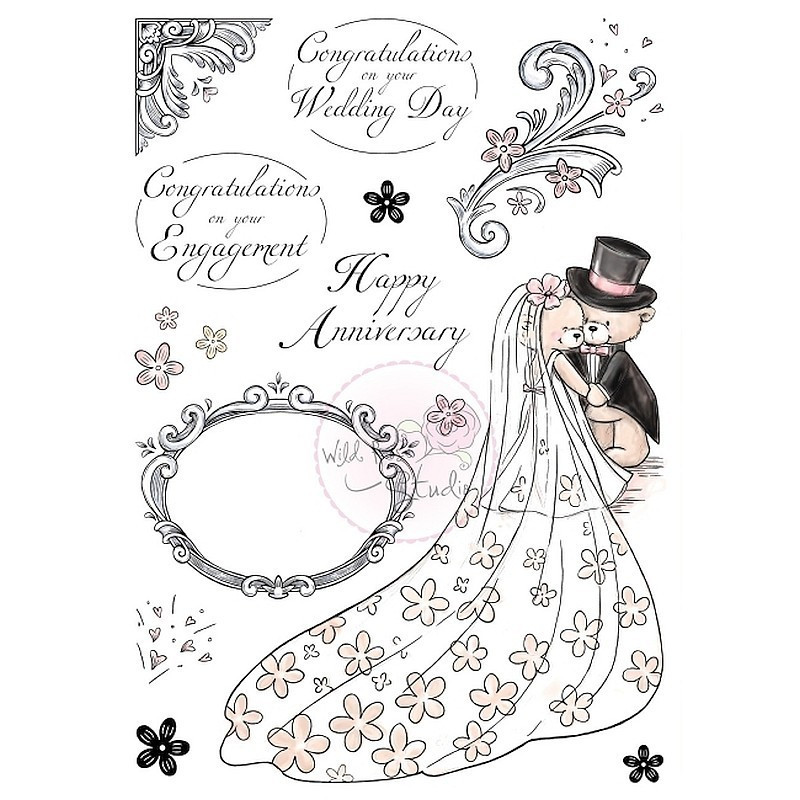 Set timbri formato A5 Romantic
