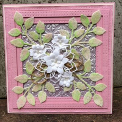Fustella metallica Creative Expressions Orange Blossom Leaves
