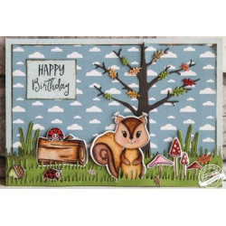 Timbri CUT-IES Clear Stamp Forset Fellows Autumn