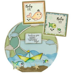 Timbri CUT-IES Clear Stamp Ocean Babies