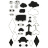 Timbri CUT-IES Clear Stamp Cool Kids