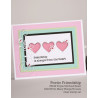 Fustella metallica Memory Box Triple Stitched Heart