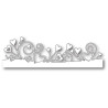 Fustella metallica Memory Box Heart Party Border