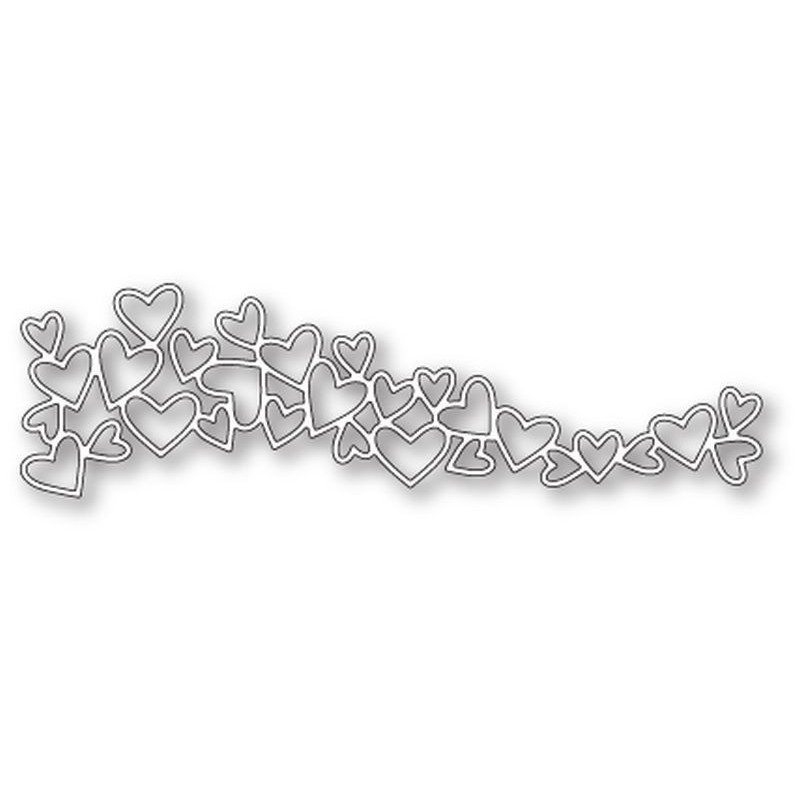 Fustella metallica Memory Box Heart Wave