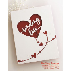 Fustella metallica Memory Box Heart Wire