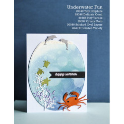 Fustella metallica Memory Box Tiny Dolphins