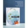 Fustella metallica Memory Box Tiny Dolphins