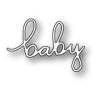 Fustella metallica Memory Box Little Baby Script