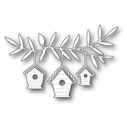 Fustella metallica Memory Box Birdhouse Trio