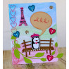 Fustella metallica PoppyStamps Love Cottage Roof and Decor