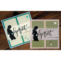 Fustella metallica Marianne Design Creatables Pregnant