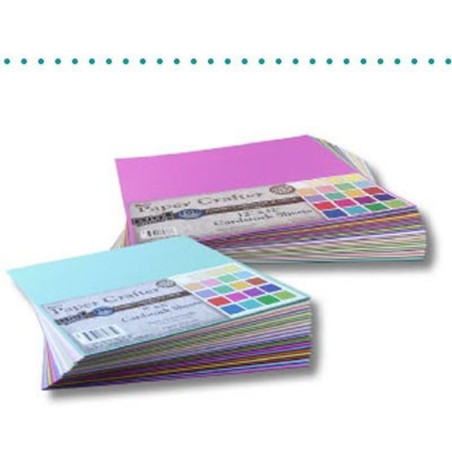 Cartoncino 20x20 200 fogli 20 colori