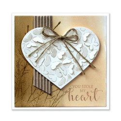 Fustella metallica Penny Black Butterfly Heart Pop Out