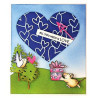 Fustella metallica Penny Black Butterfly Heart Pop Out