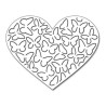 Fustella metallica Penny Black Butterfly Heart Pop Out