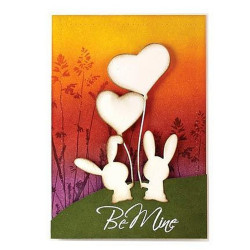 Fustella metallica Penny Black Bunny Love
