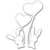 Fustella metallica Penny Black Bunny Love