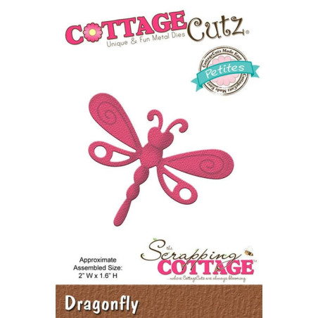 Fustella metallica Cottage Cutz Dragonfly