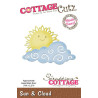 Fustella metallica Cottage Cutz Sun & Cloud
