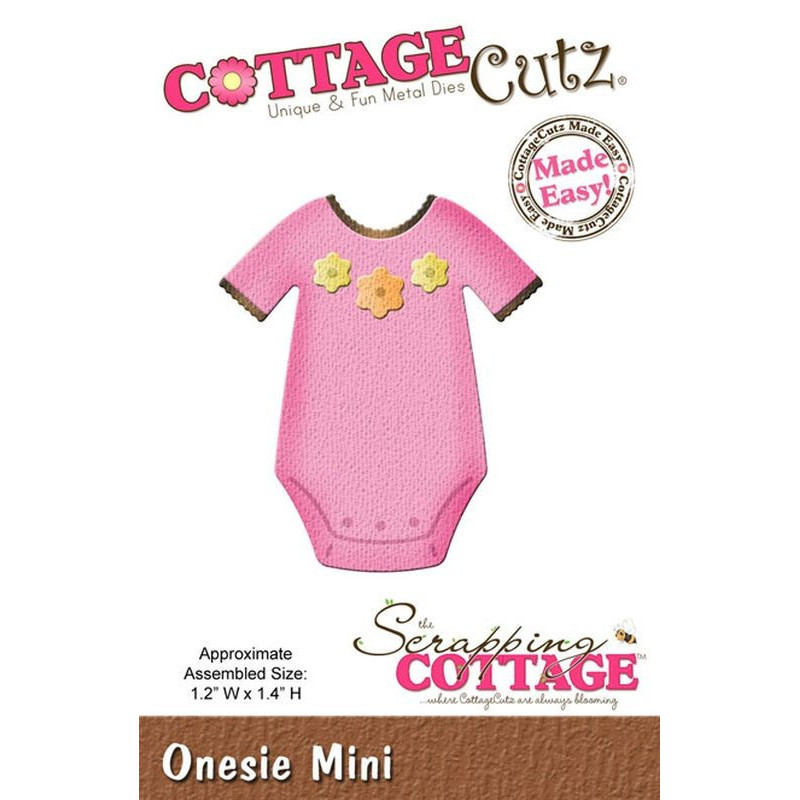 Fustella metallica Cottage Cutz Onesie Mini