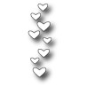 Fustella metallica PoppyStamps Candy Hearts