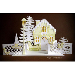 Fustella metallica PoppyStamps Cute Cottage