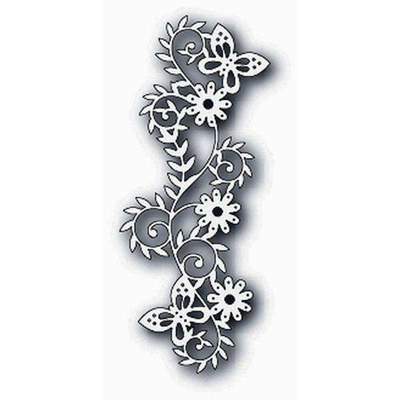 Fustella metallica Tutti Designs Butterfly Scroll