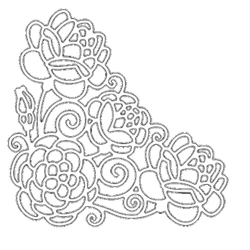 Fustella metallica Tutti Designs Rosy Corner