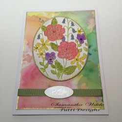 Fustella metallica Tutti Designs Cheerful Garden Frame