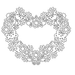Fustella metallica Tutti Designs Flowery Heart