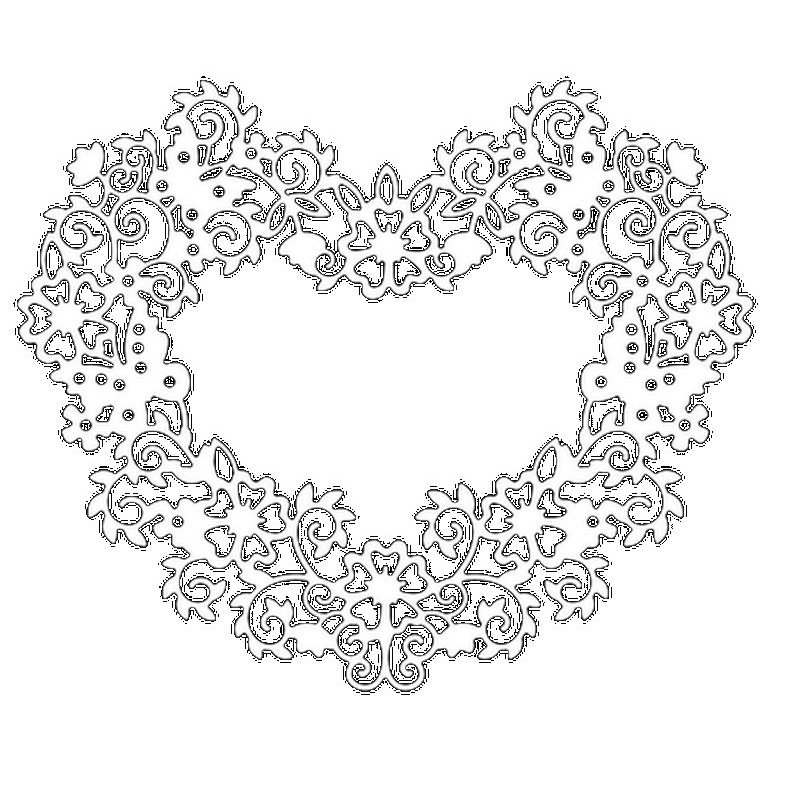 Fustella metallica Tutti Designs Flowery Heart