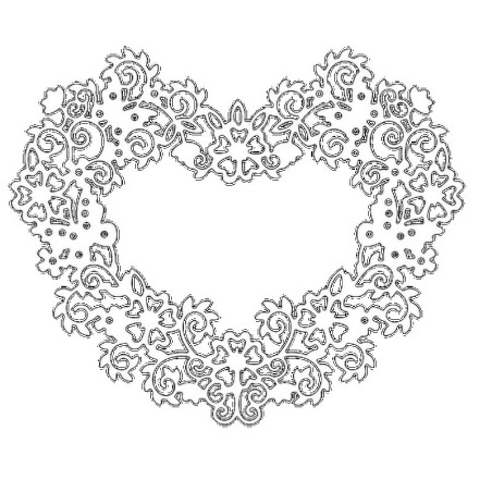 Fustella metallica Tutti Designs Flowery Heart