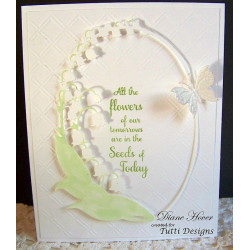 Fustella metallica Tutti Designs Lily of The Valley Frame